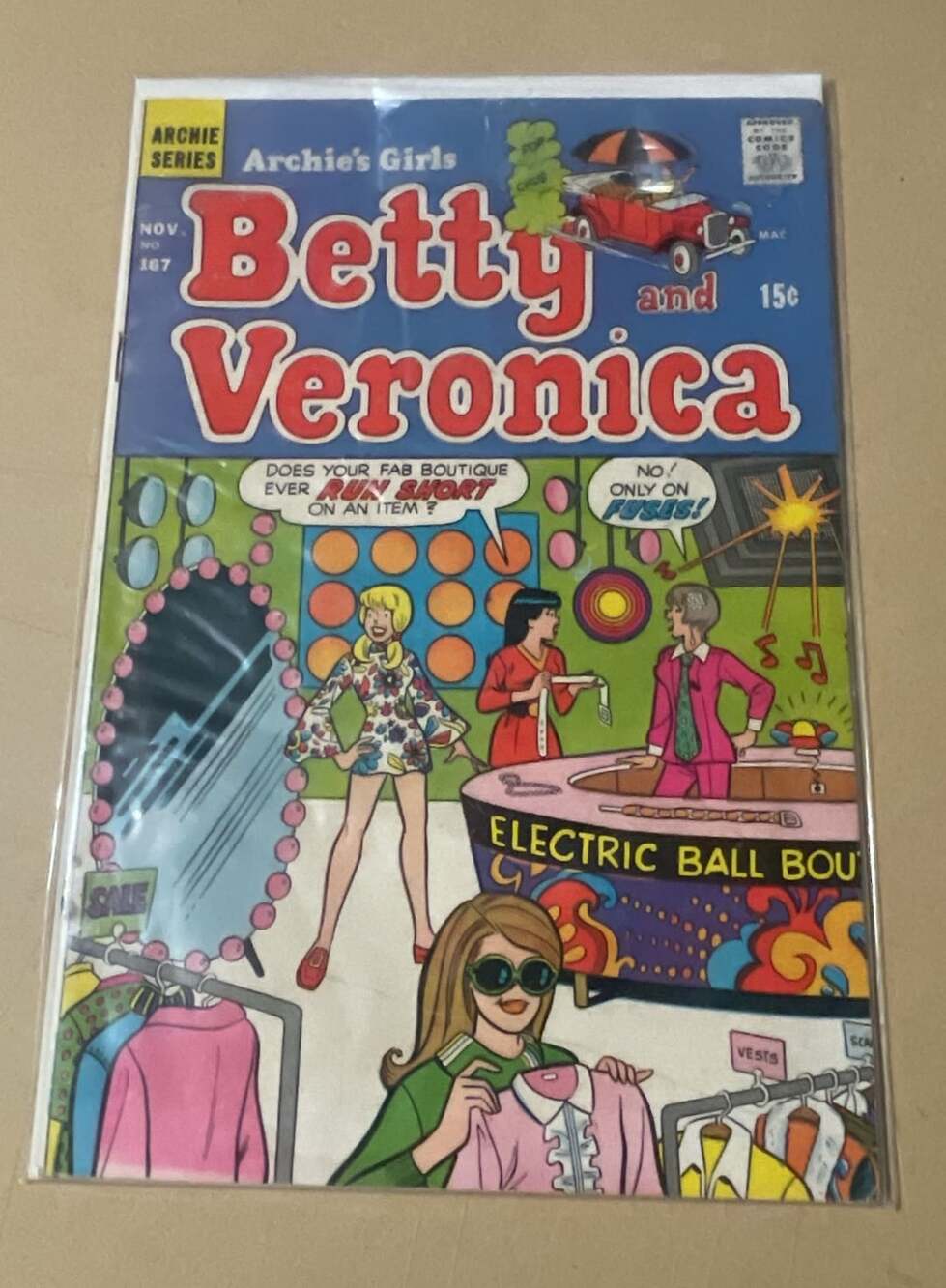 Archie Comics Archie's Girls Betty and Veronica No. 167 Comic Book